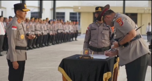 Pelantikan dan sertijab dipimpin langsung oleh Kapolda Aceh, Irjen Pol Marzuki Ali Basyah, Selain Andi Kirana, sejumlah pejabat lainnya juga ikut diambil sumpah,senin (05/01/2026).