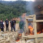 Polres Pidie bersama Polda Aceh dan TNI di kawasan pergunungan Geumpang, Kabupaten Pidie, Senin (9/2/2026).