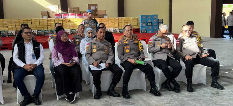 Kombes Pol. Djoko Susilo, S.I.K., S.H., menghadiri secara virtual peresmian Satuan Pelayanan Pemenuhan Gizi (SPPG) dan Gudang Ketahanan Pangan Polri yang diresmikan oleh Presiden RI Prabowo Subianto di Jakarta, Jumat, 13/02/2026.